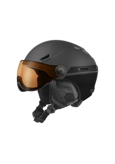 Relax Patrol Visor Kayak Kaskı Rh32e Black Black Siyah