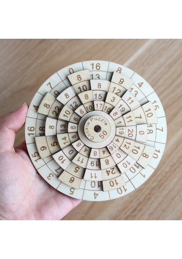 Ahşap Yapboz Oyuncakları Zor Matematik Zeka Bulmacası Dijital Plak Çevirici Doğum Günü Hediyesi Yetişkinler Ve Çocuklar İçin Diğer