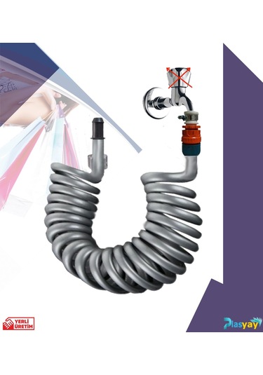 Plasyay Spiral Balkon Yıkama Hortum Seti