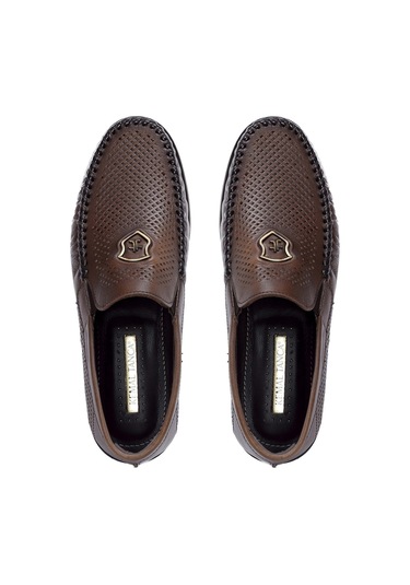 Tamer Tanca Erkek Hakiki Deri Kahverengi Casual Ayakkabı 383 3345 Ev Erk Ayk Y19 Cevız Bsk Kahverengi
