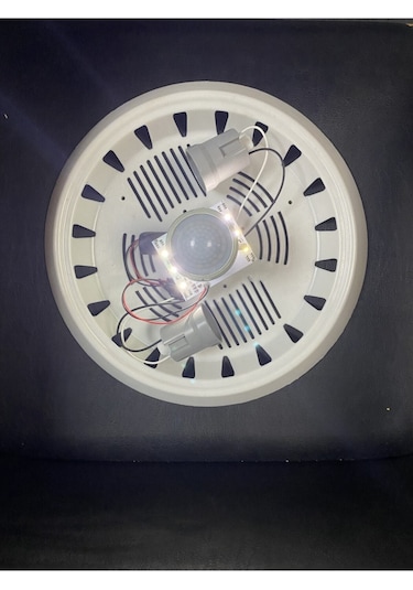 Şarjlı Sensörlü Armatür Acil Kitli-Fotoselli Şarjlı Lamba-2 Adet Beyaz