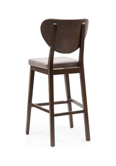 Olivya Ahşap Bar Sandalyesi Ceviz