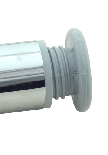 Ludıa Metal Ayarlanabilir 3 Adet Mobilya Ayağı Metal Tablalı 8cm Gri