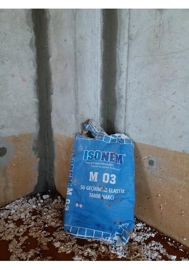 İsonem M03 Su Geçirimsiz Elastik Tamir Harcı 20 Kg Gri