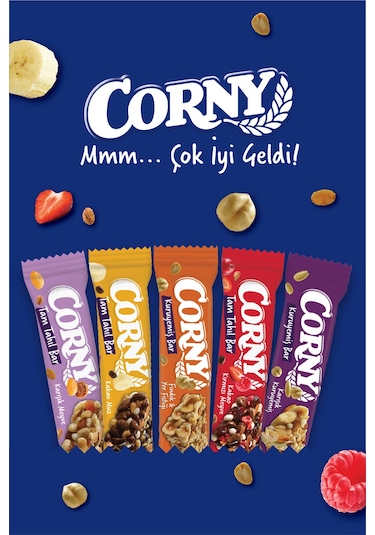 Corny Kakao Kırmızı Meyve Tam Tahıl Bar 12 x 17 G