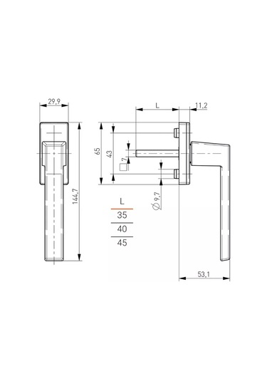 Dorf Plastik Pencere Ve Balkon Kapısı Kolu 239852508