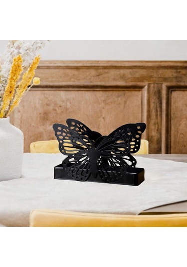 Homyl Peçete Saklama Tutucusu, Dik Kağıt Havlu Tutucusu Siyah