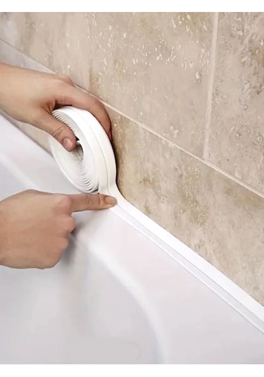 Su Sızdırmaz Bant Mutfak Lavabo Küvet İzolasyon Şerit Bant Beyaz