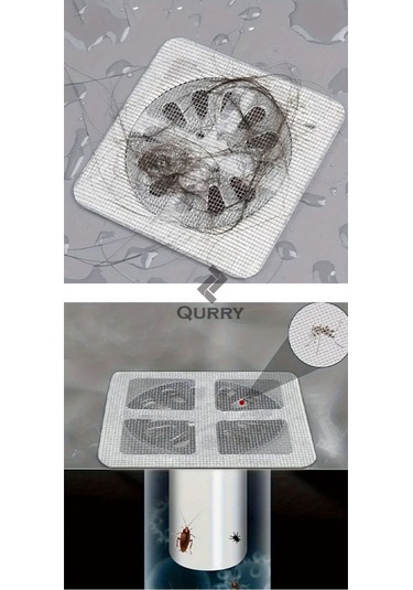 1 Adet, Kullanat 9x9cm Banyo Duş Gider Süzgeci, Saç Toplayıcı, Tüy Toplayıcı, Gider Kapağı