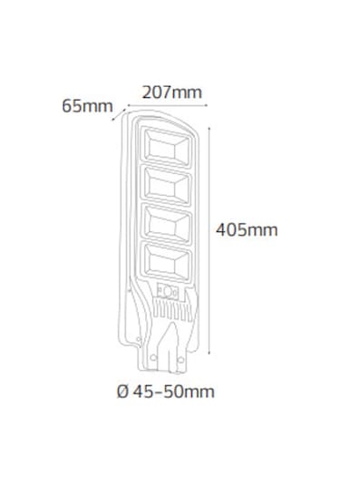 Horoz Grand 100 100w Beyaz Solar Sokak Armatürü Diğer