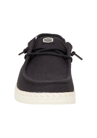 Hey Dude 43681 Wendy Espadrille Woven Siyah Kadın Ayakkabı Siyah