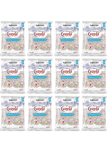 Yayla Dermason Fasulye 12 x 1 KG