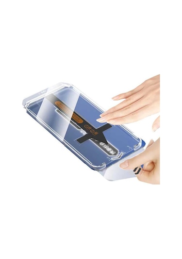 Kilifone - İphone 11 Uyumlu - Ekran Koruyucu Süper Fast Anti-dust Toz Önleyici Temperli Ekran Koruyucu - Şeffaf