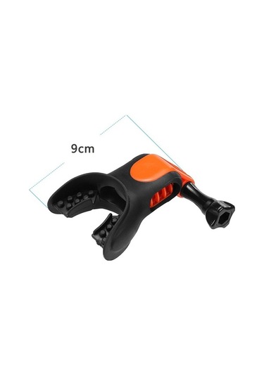 Bloomnest X-311 Gopro/djı Osmo Eylem Kamera Sörf Ağız Tutucu Diş Brace Montaj Şamandıra Blok Konektörü Altın