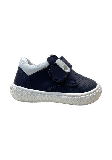 245 Bebek Deri İlk Adım Sneaker Lacivert