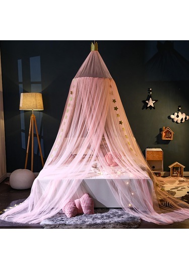Suntek Çocuklar Prenses Oyun Çadırı Bebek Odası Açık-pembe