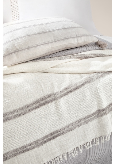 Yataş Bedding Nola Çift Kişilik Infinity Çeyiz Seti - Gri