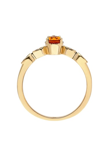 Sirius Pırlanta Ve Sitrin Taşlı Demeter Yüzük 0817R0318