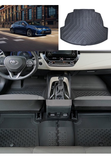 Sahler Toyota Corolla Sedan 205 4.5d Paspas 3d Rizline Bagaj Havuzu Set