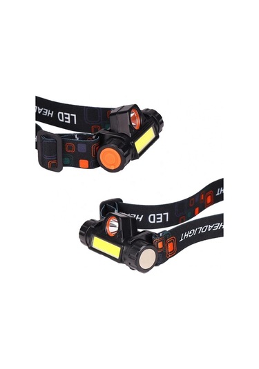 Kafa Lambası - 8 Saat Dayanıklı Şarjlı Sensörlü Mıknatıslı - Kamp - Balıkçılık- Acil Durum Feneri