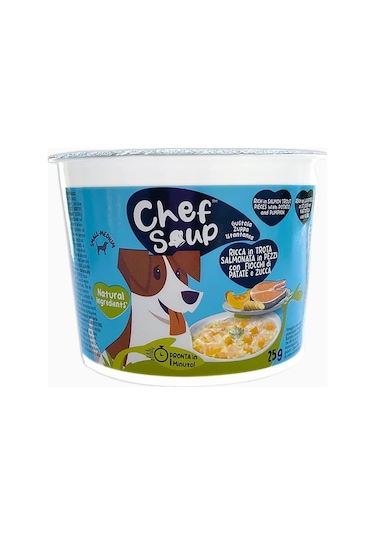 Chef Soup Somon Patates ve Balkabaklı Hazır Köpek Çorbası 25 G