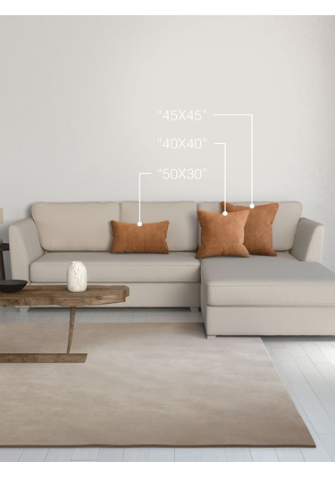 Br Perle Home Daily Series Antik Renk Kırlent Yastık Kılıfı Antik