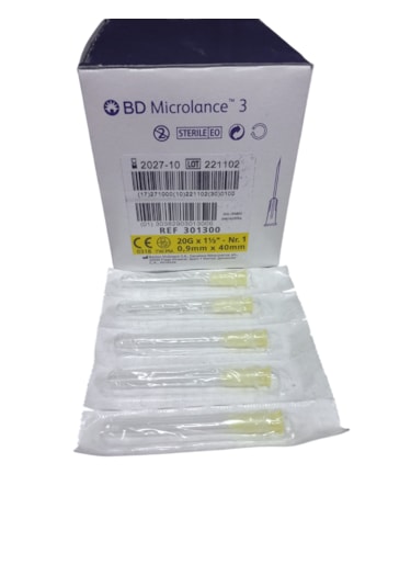 Bd 20g X 40mm İğne Ucu 100lük Paketlerde