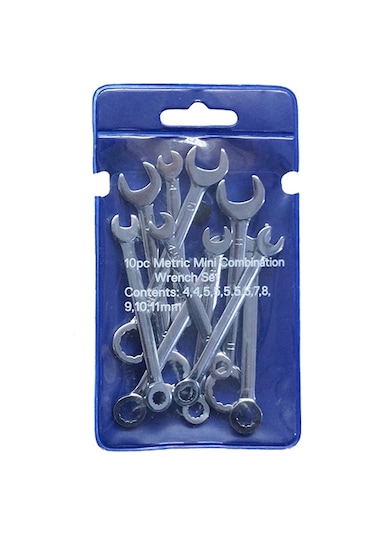 10 Parça Mini Anahtar Seti Patlamaya Dayanıklı Cep Anahtarı El Aleti Britanya Metrik Tip Seçenekli
