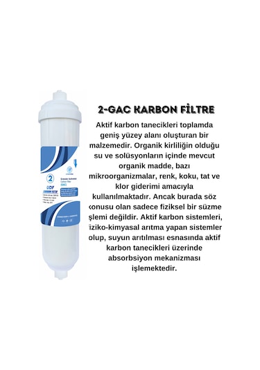 Kapalı Kasa Su Arıtma Cihazları Uyumlu Standart Membranlı 5'li Filtre Seti