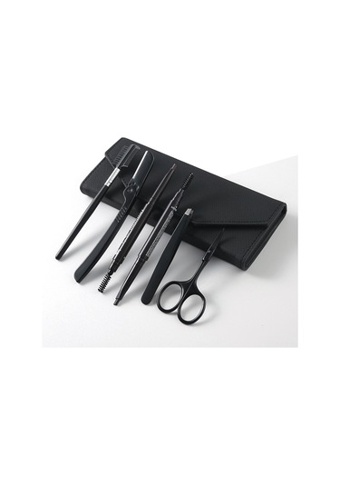 Yifomall Profesyonel Kaş Bakım Seti: Paslanmaz Çelik Makas, Cımbız, Tarak Ve 2'li Fırça İle Hem Kadınlar Hem Erkekler İçin