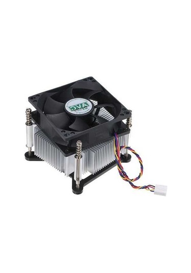 Fastbuy Intel 1155/1150/1151 Uyumlu 12v Hız Kontrollü Cpu Soğutucu, 0-20dba Sessiz Fanlı Isı Denetleyici