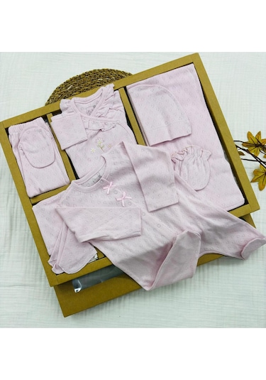 10'lu Jakarlı Yazlık Hastane Çıkışı Yenidoğan 2025 Mor