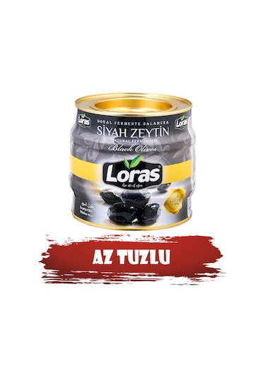 Loras 231 - 260 KB Hiper Gemlik Siyah Zeytin Teneke 1400 G