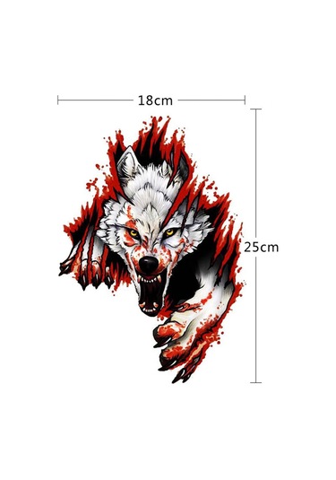 Su Geçirmez Araba Çıkartmaları Çok Renkli