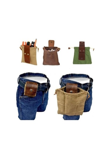 Funtree Katlanabilir Kemer Çantası - Su İtici Meyve Toplama Yeşil Renkli Model Yeşil