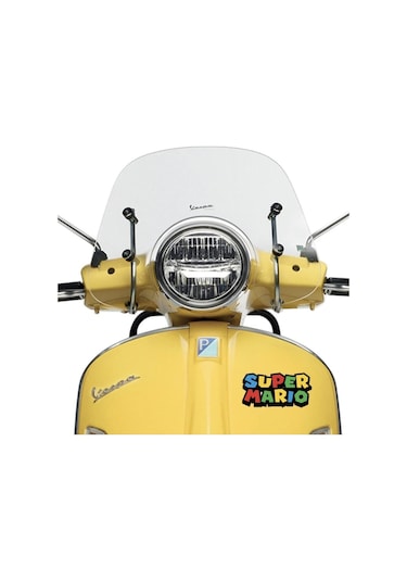 Super Mario Logo Sticker Motor, Kask, Laptop, Araba Sticker 13x6cm