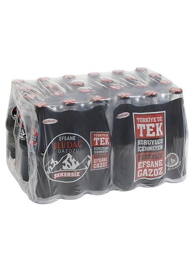Uludağ Efsane Gazozu Şekersiz 250 Ml X 24 Adet