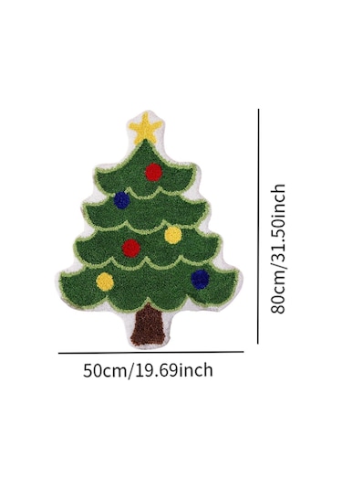 Suntek Yılbaşı Ağacı Halısı Nordic Sağlam Yumuşak Stil-d Stil D