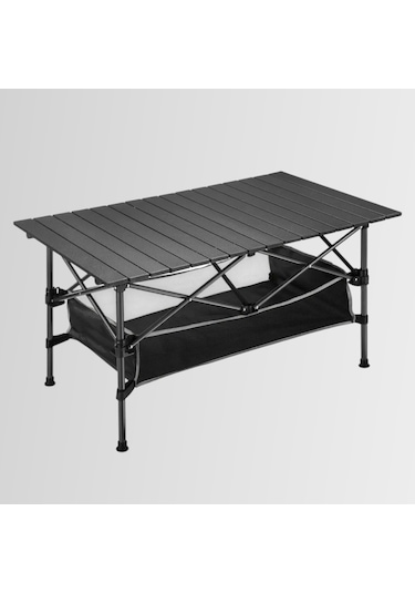 Funky Chaırs Family Xl Katlanabilir Kamp Masası 120x55x50 Siyah