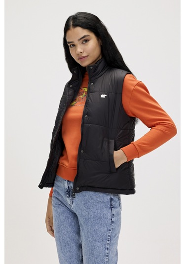 Bianca Siyah Kadın Yelek-nıght Siyah