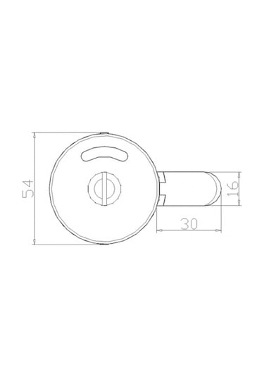 Wc Tuvalet Kabin Mandallı Alüminyum Kabin Kilitleri