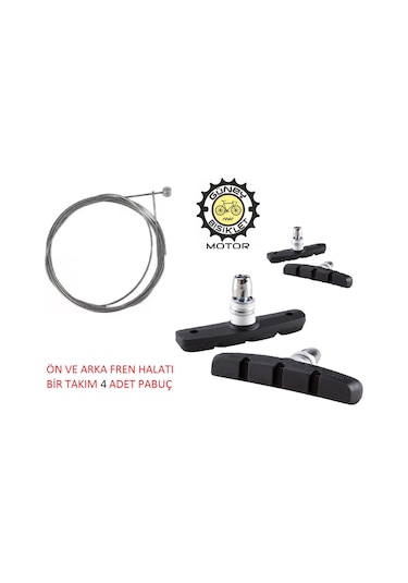 Bisiklet Fren Teli ve Pabuç Seti