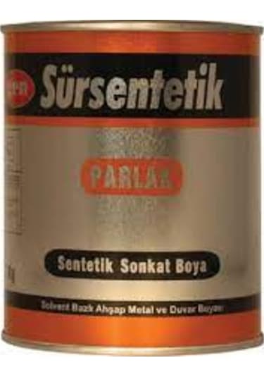 Sürsentetik Yağlı Boya Parlak Siyah 1Kg