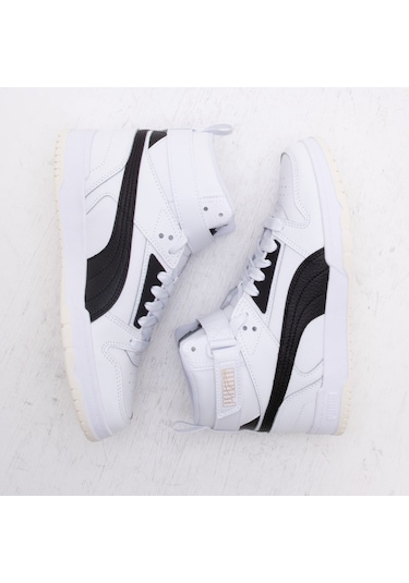 Puma RBD Game - Erkek Beyaz-Siyah Bilekli Spor Ayakkabı - 385839 Çok Renkli