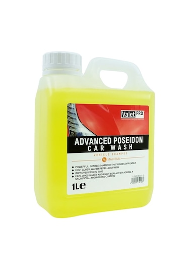 Valet Pro Advanced Poseidon Cilalı Parlatıcı Oto Yıkama Şampuan 1 L