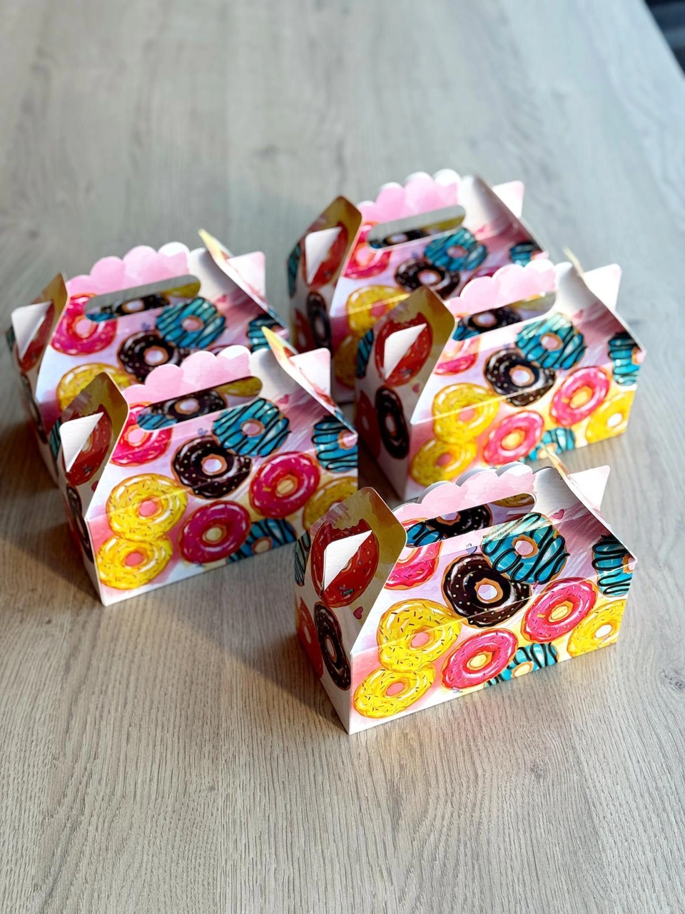 Macaron Kutusu 25 'li El Tutmalı Çanta Doğum Günü Hediye Kutusu Pasta Kutusu