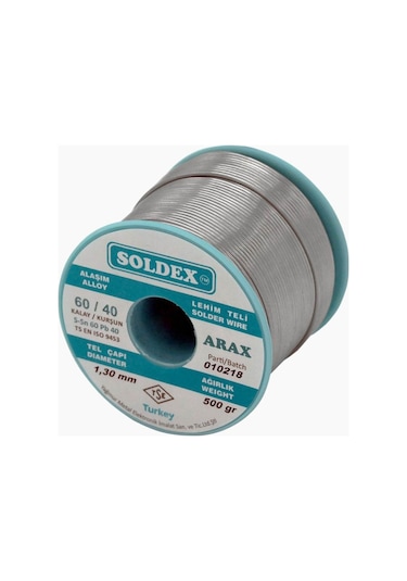 500 GR LEHİM 1,3 MM ARAXLI LEHİM SOLDEX
