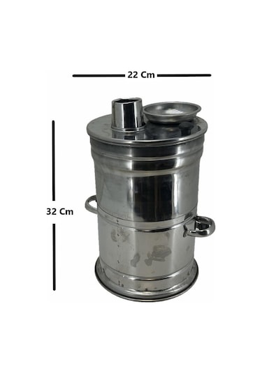 Paslanmaz 304 Çelik 5 Litre Semaver