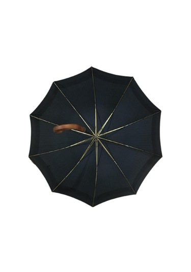 Bsm April A-213G 10 Telli Baston Sap Unisex Şemsiye Siyah