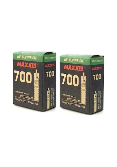 Maxxıs 700x23/32c İğne Sibop İç Lastik 80mm 2 Adet Siyah